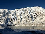 07 La Grande Barriere And Tilicho Peak Above Tilicho Tal Lake From Trail Between Eastern Camp And First Pass